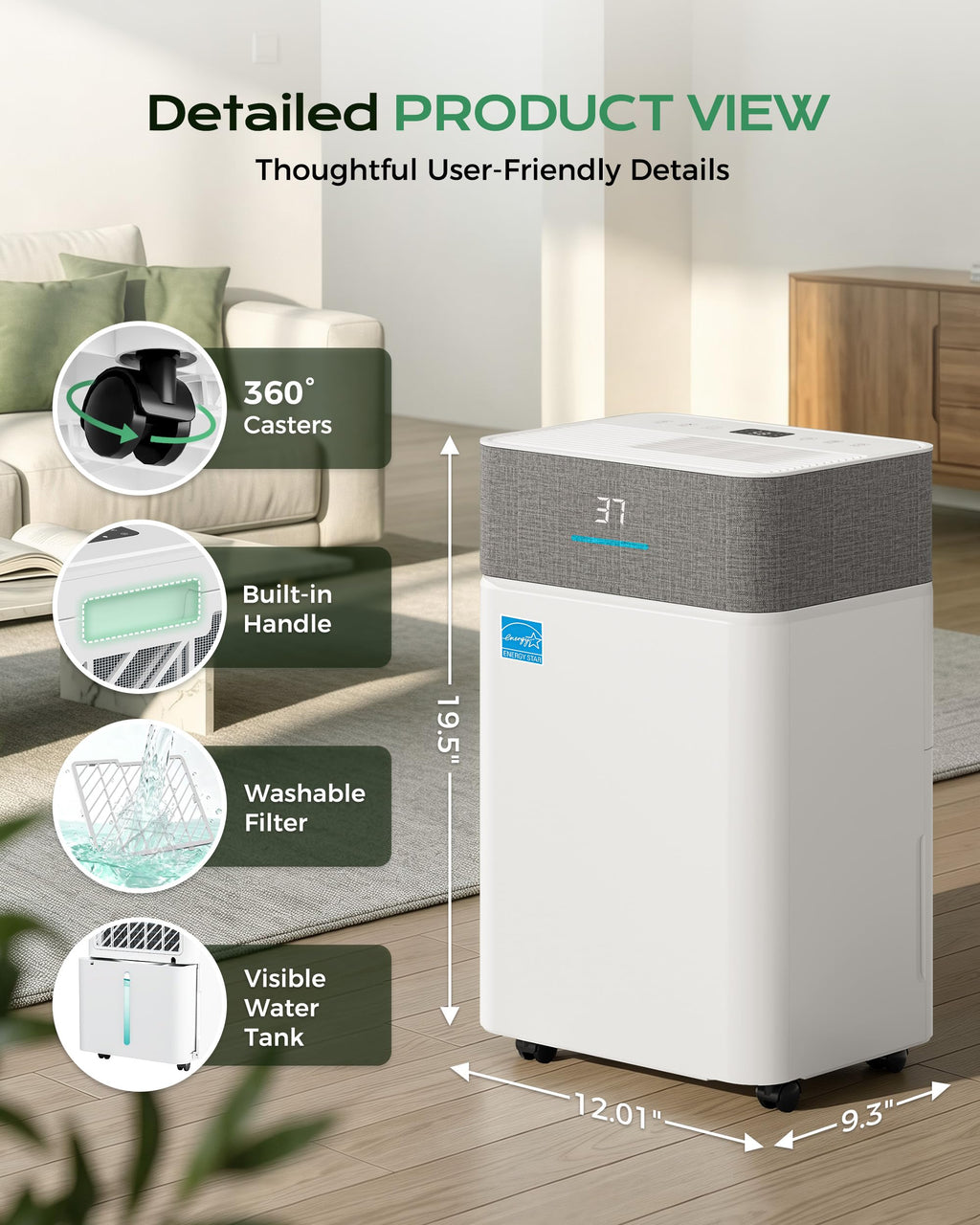50 Pint Dehumidifier C801