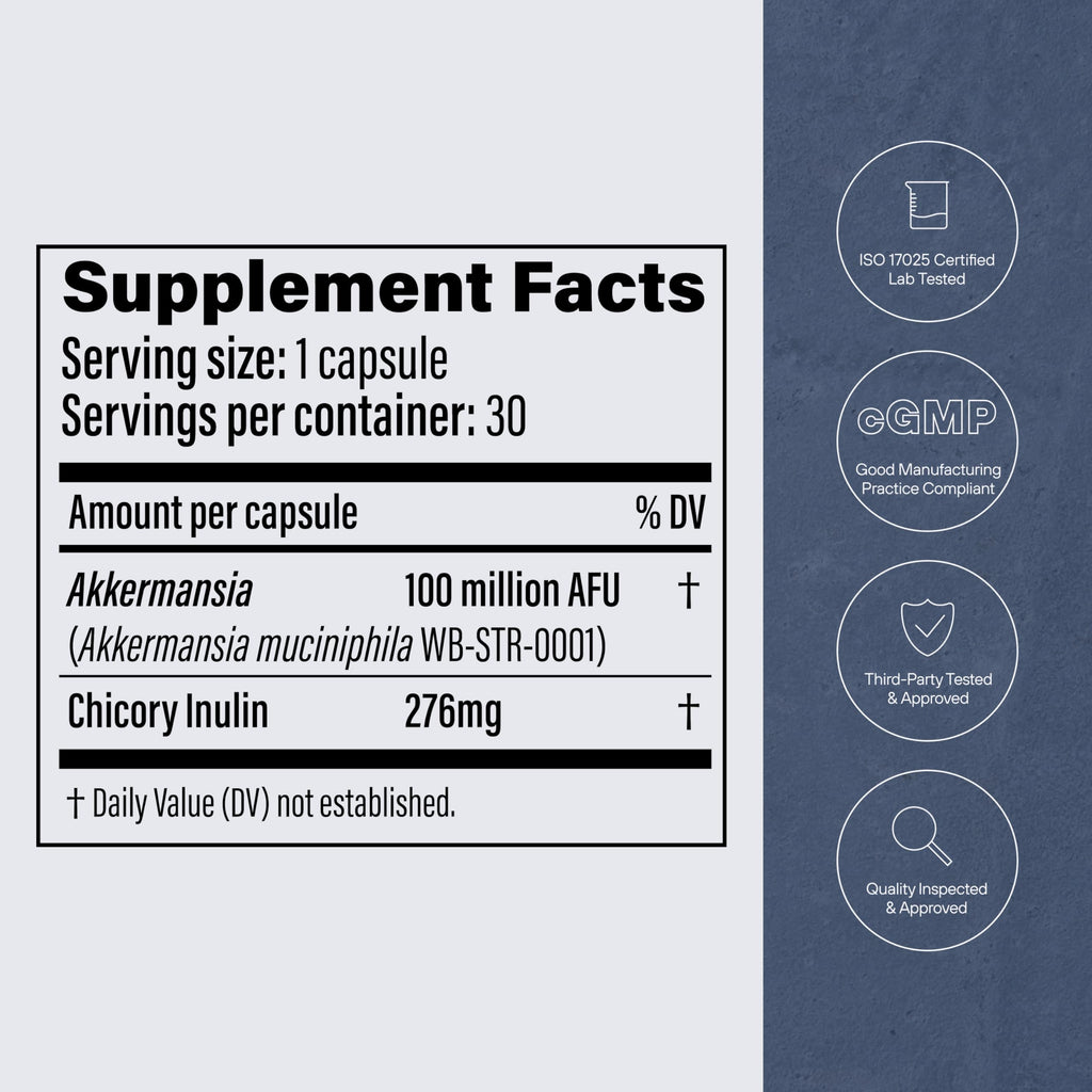 Probiotic with Prebiotic Fiber 30 Capsules A453104