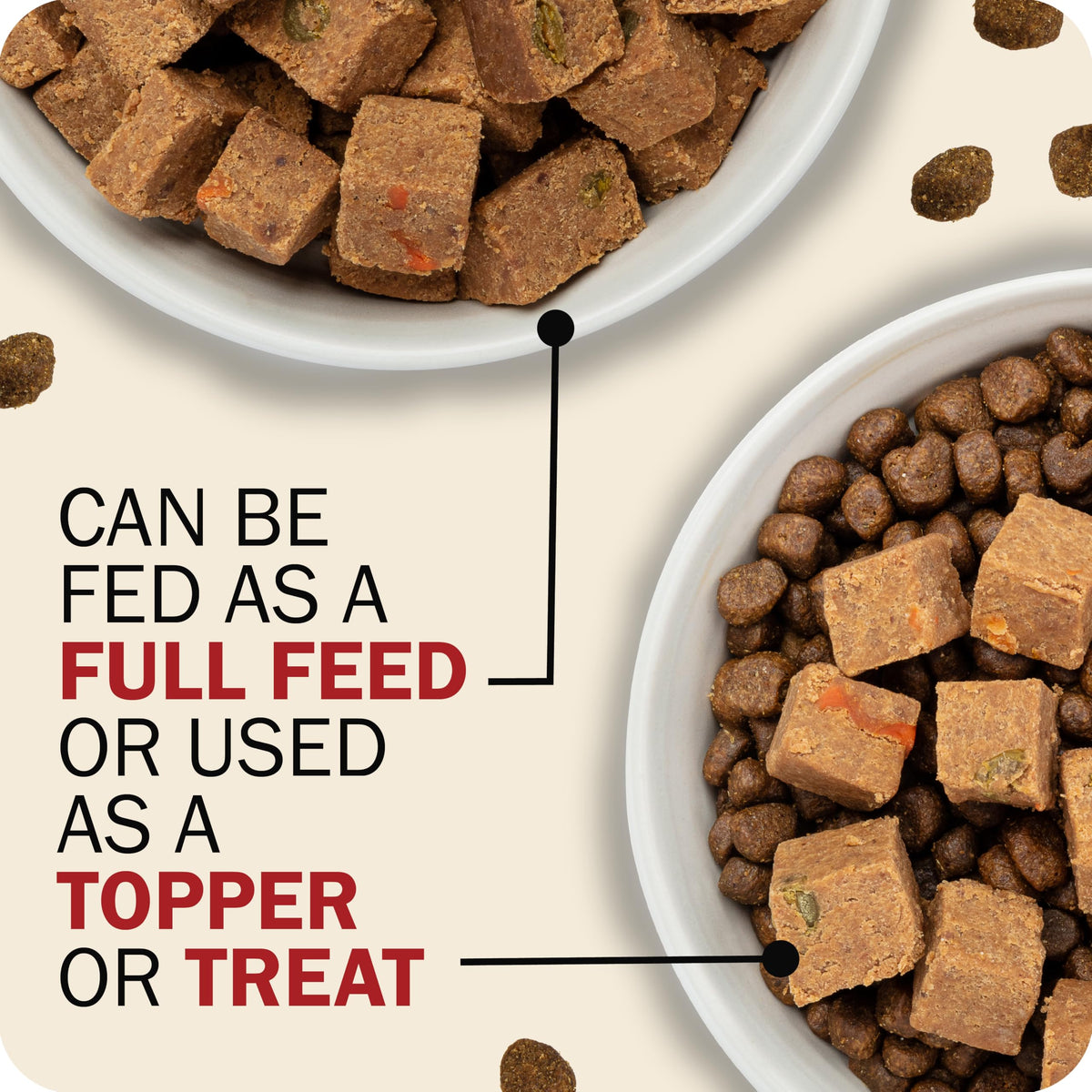 Semi-Moist Rolled Dog Food Beef Recipe 4lb 8 Rolls T8200