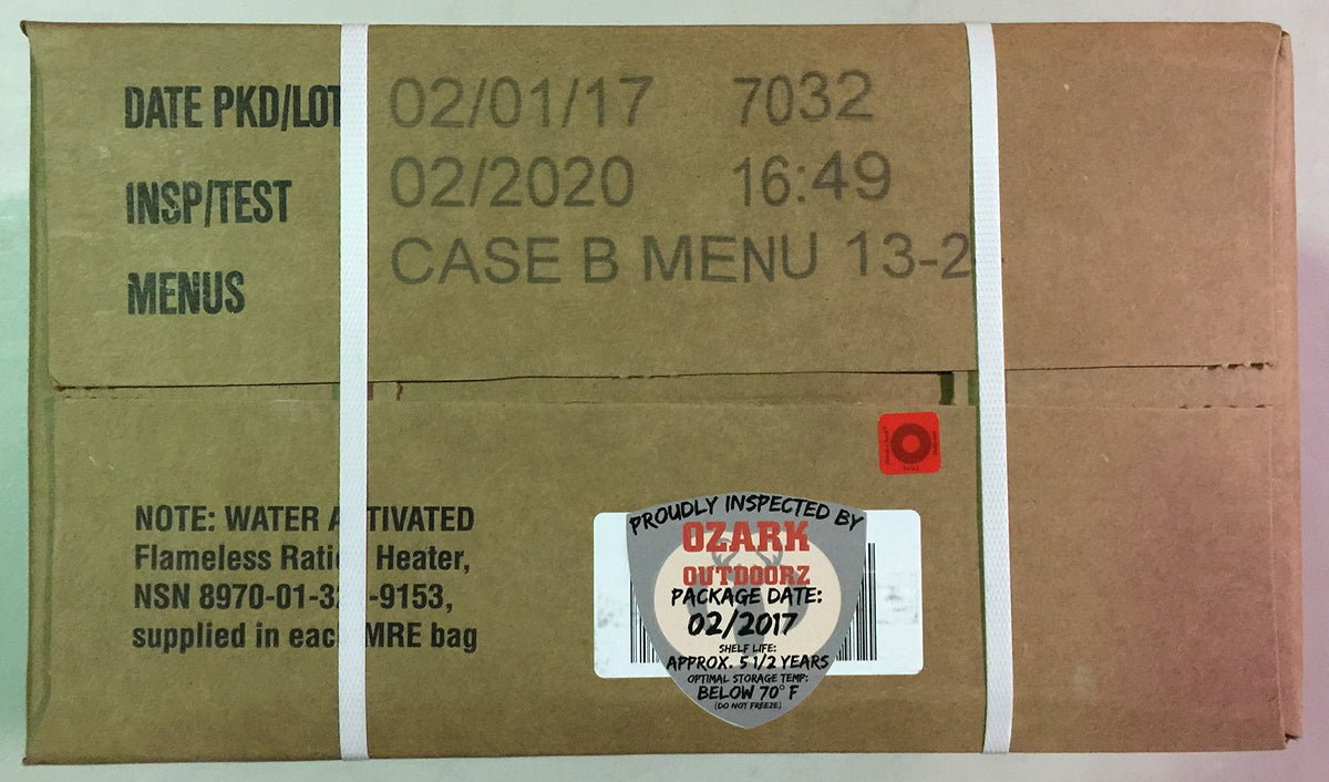 24 Meals Military Surplus Meal Ready to Eat Y3421