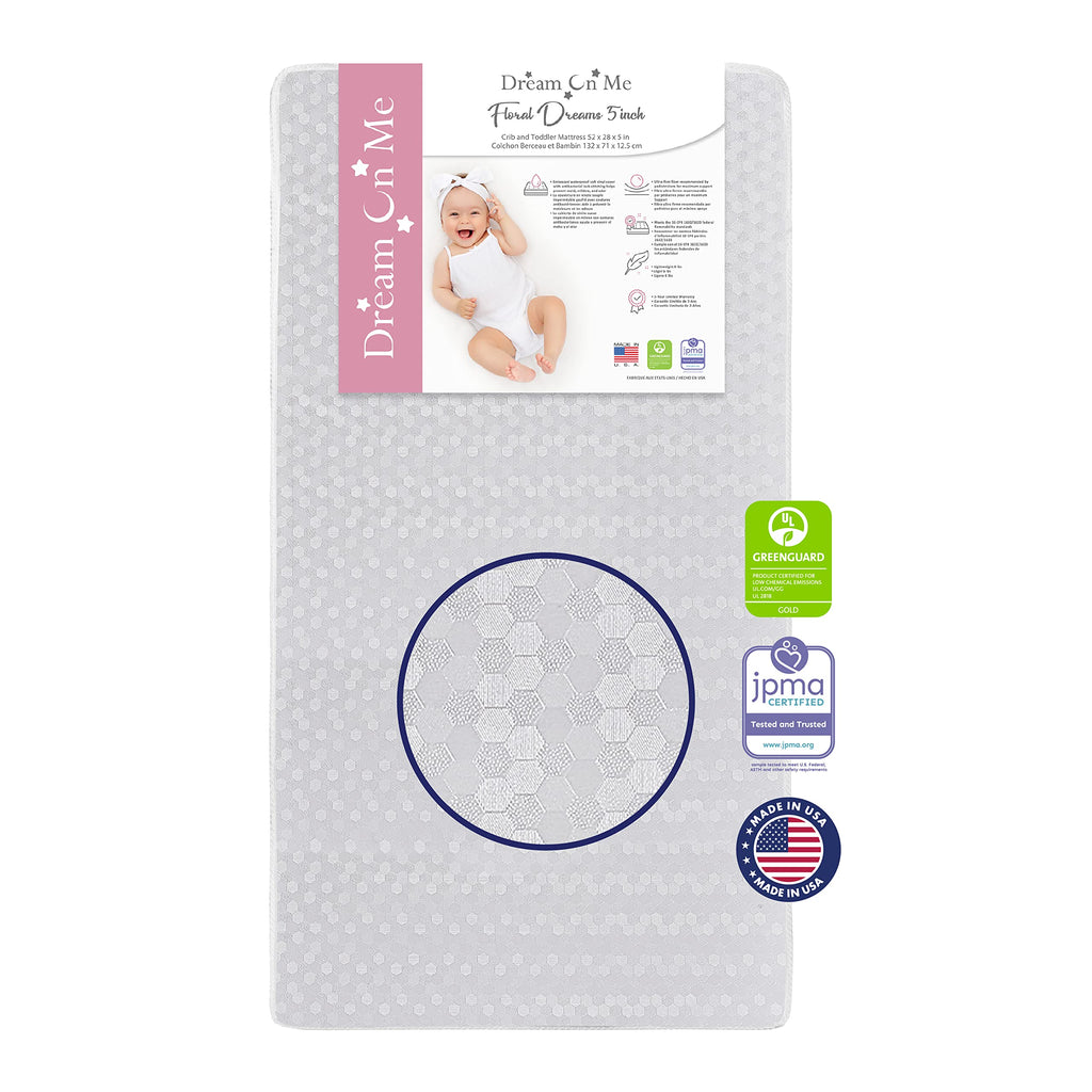 3 in 1 Convertible Toddler Bed and Firm Fiber Crib Mattress M30188